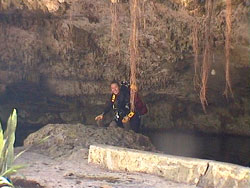 Dos Ojos, Entrance Cenote Dos Palmas