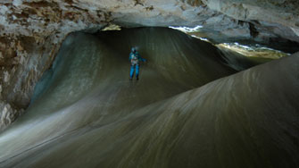 Gletschul Virtop Gletscherhhöhle