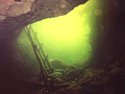 Dekoplatz und Leiter